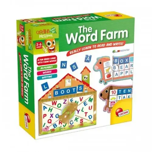 Детска забавна игра - Фермата на думите, CAROTINA PLUS | P116315