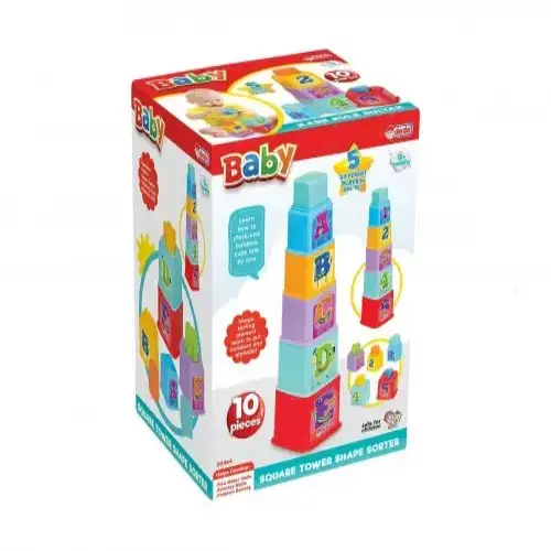 Детска играчка - Кула за сортиране с кубчета Dede | P117625