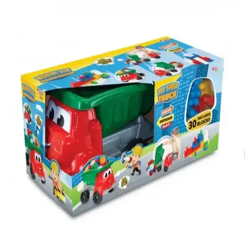 Детско камионче с блокчета за строене Dede, 30 ел. | P117641