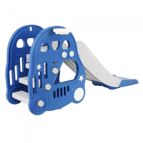 Детска пързалка Колите в син цвят  - 6