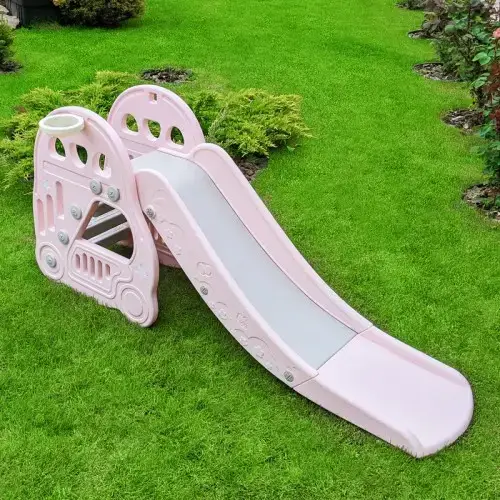 Пързалка за деца Колите в розов цвят | P118268