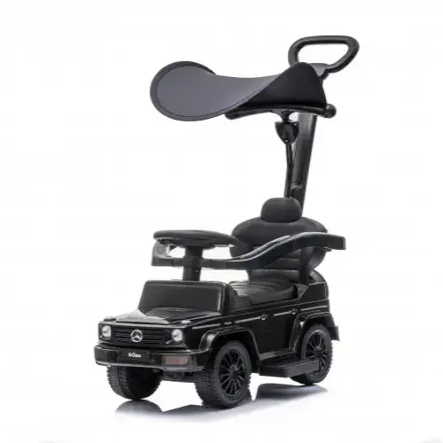 Детска кола с дръжка/сенник, MERCEDES G350d черна | P118305