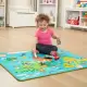 Детско килимче - Пътуване по света с дървени превозни средства  - 2