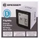 Настолен будилник, FlipMe Alarm Clock, сребрист  - 16