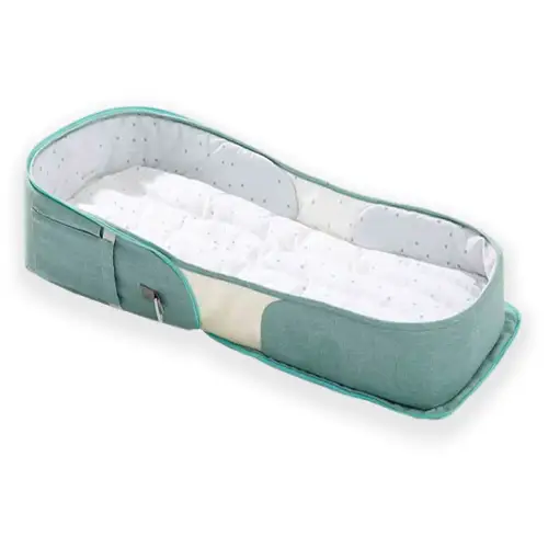 бебешко преносимо легло-чанта 2в1 Bear Mint | P135549