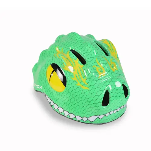 Зелена каска Dino Y27 (48-54 см) | P139034