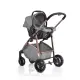 Бебешка комбинирана количка за новородени  2в1 сива Milan  - 13