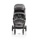 Бебешка комбинирана количка за новородени  2в1 сива Milan  - 3