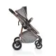 Бебешка комбинирана количка за новородени  2в1 сива Milan  - 6