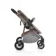 Бебешка комбинирана количка за новородени  2в1 сива Milan  - 7