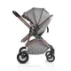 Бебешка комбинирана количка за новородени  2в1 сива Milan  - 8