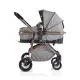 Бебешка комбинирана количка за новородени  2в1 сива Milan  - 9