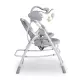 бебешка електрическа люлка Swing Star светлосив  - 4