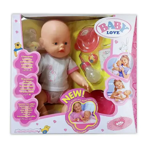 кукла бебе с 8 функции Baby Love | P137018