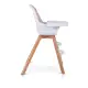 Розов дървен стол за хранене Hygge  - 3