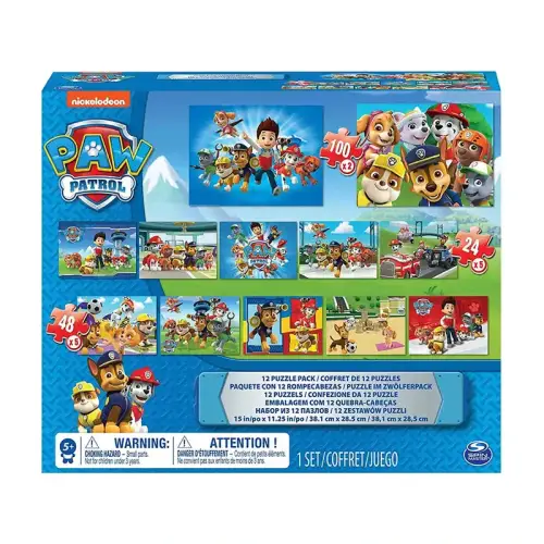 Пъзел 12в1 Paw Patrol 100 части | P137935