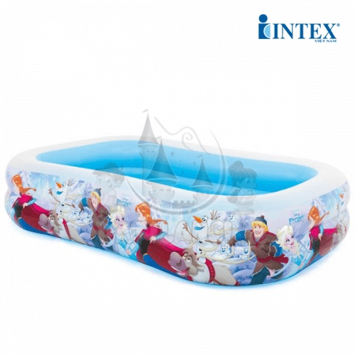 Надуваем басейн Frozen Intex | P29061