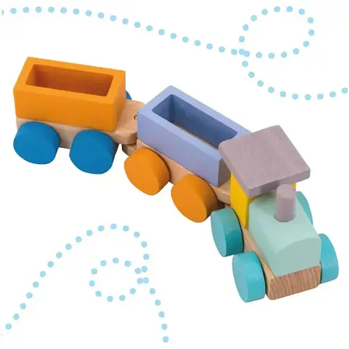 Детски образователен комплект Малък влак и пъзел | P137947