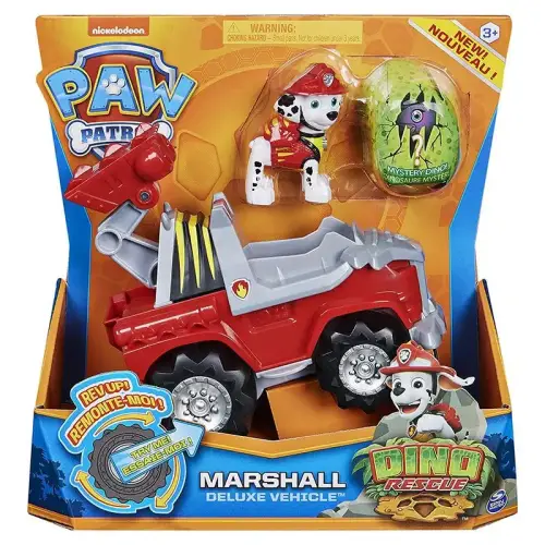 комплект Paw Patrol фигура с превозно средство Dino Rescue Marshall | P138965