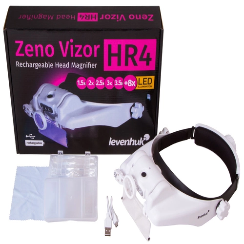 Лупа за глава с акумулатор Levenhuk Zeno Vizor HR4 | P141290