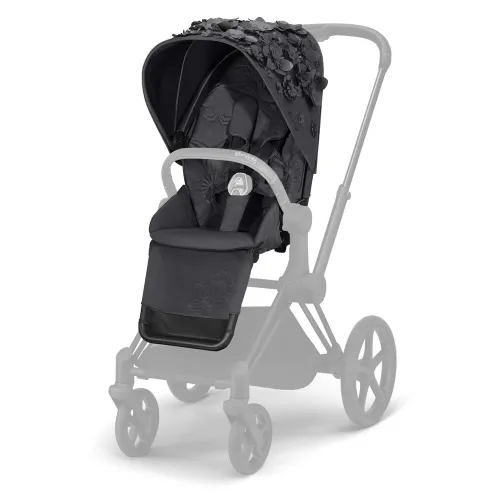 тапицерия за луксозна седалка Priam и e-Priam Seat Pack SIMPLY FLOWERS GREY | P139501