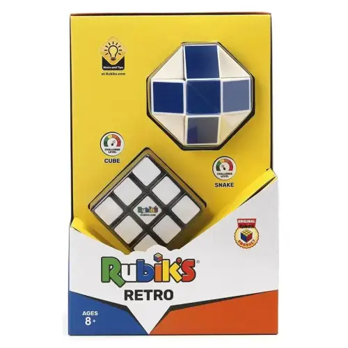 fidget-антистрес 3D Логически пъзел Rubik Retro Twist Original 3x3 | P139541