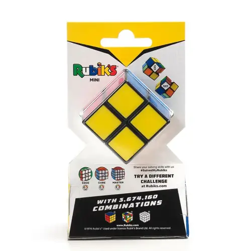 Fidget-антистрес 3D Логически пъзел Rubik Мини Кубче 2х2 Mini | P139546