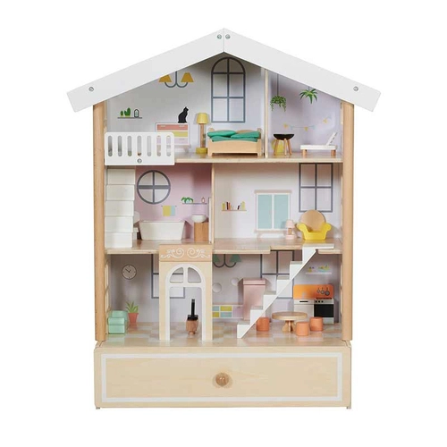 дървена къща за кукли | P140527