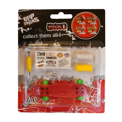 червена играчка за пръсти PENNY BOARD | P140568