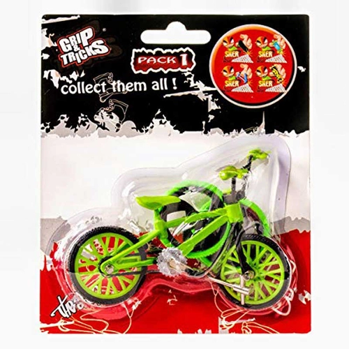 играчка за пръсти Колело BMX, зелено | P140575