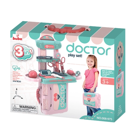 Лекарски комплект Little Doctor 008-975, Син/розов | P141151