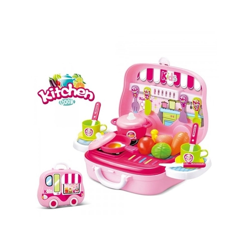 Розова малка детска кухня Kitchen Cook | P141233