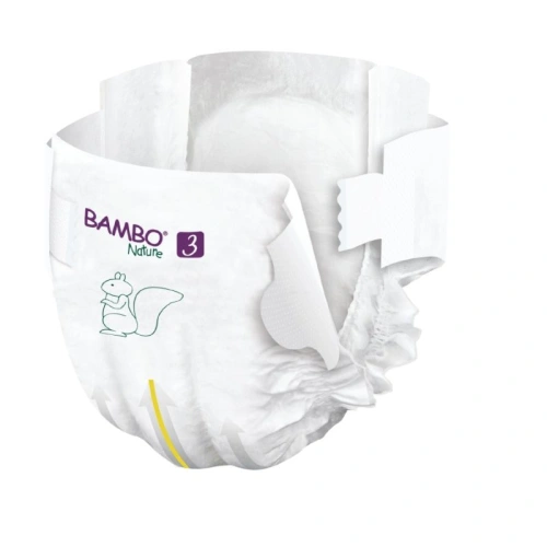 Бебешки еко пелени, размер 3, M, 4-8кг., 52 бр P1413004