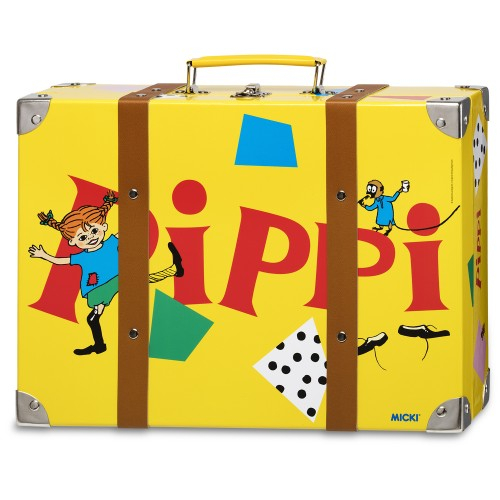 Големият куфар на Пипи Дългото чорапче, жълт, 32 см. | P1413266