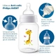 Бебешко шише за хранене Anti-Colic-декорация ЖИРАФ, 1м+, 260 мл.  - 2