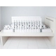 Бяла дървена преграда за легло BabyDan  - 1