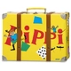 Големият куфар на Пипи Дългото чорапче, жълт, 32 см. 