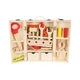 Детска дървена кутия с инструменти, KRU9367, 150 части 