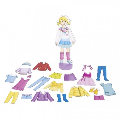 Детска кукла за обличане с магнитни дрехи | P1413640