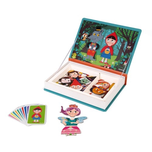 Детска образователна магнитна книга игра Приказни герои | P1413767