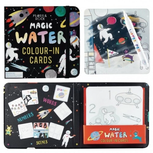 Детски карти за оцветяване с вода - Космос, Magic water | P1414209