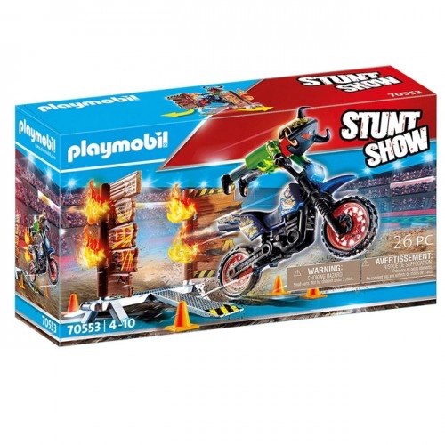 Детски комплект за игра - Каскадьорско шоу, Мотоциклет с огнена | P1414253