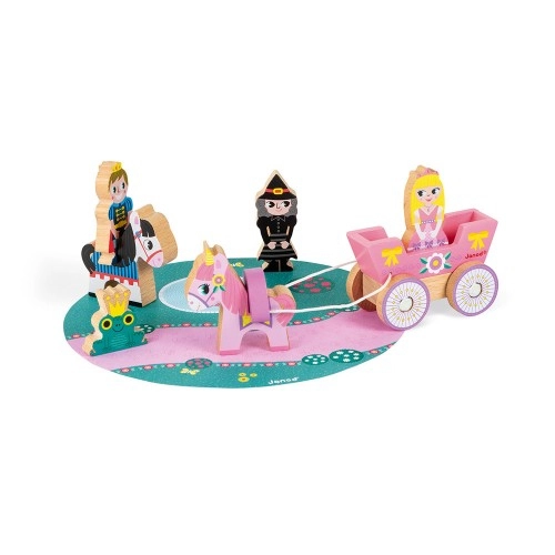 Детски мини комплект Принцеси с дървени фигурки | P1414409
