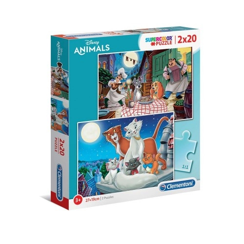 Детски пъзел Clementoni Disney Animals 2x20ч. | P1414625