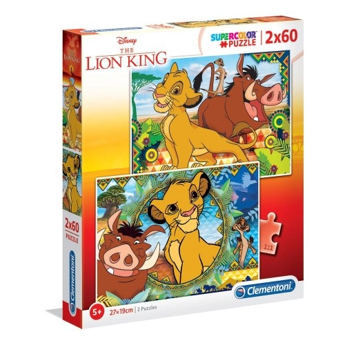 Детски пъзел Lion King CLEMENTONI 2x60ч. | P1414647