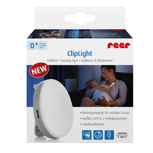 Клипс лампа Reer ClipLight, нежна светлина  - 2