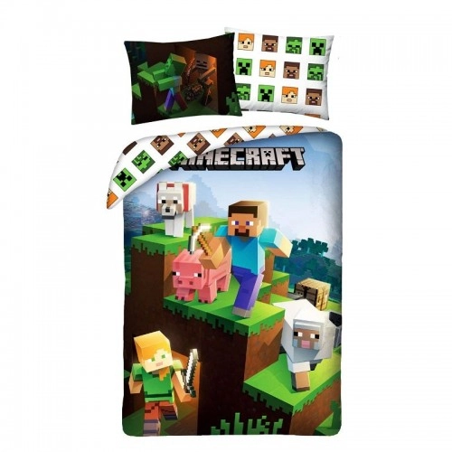Minecraft Детски спален комплект с 2 части, 299, MNC-299BL | P1414778