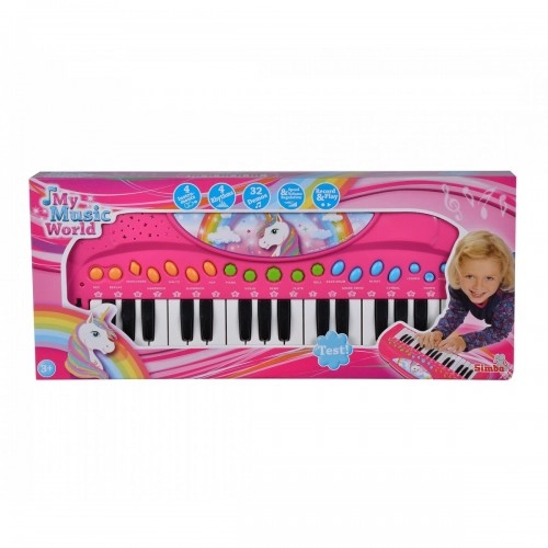 Детско розово пиано с дизайн на еднорог | P1414944