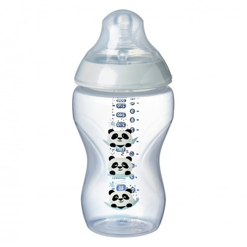Шише за хранене EASI VENT 340 ml. 3м+ панди | P30133