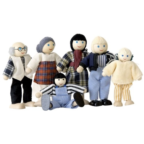 Дървени кукли - семейство, 90620 | P1415184